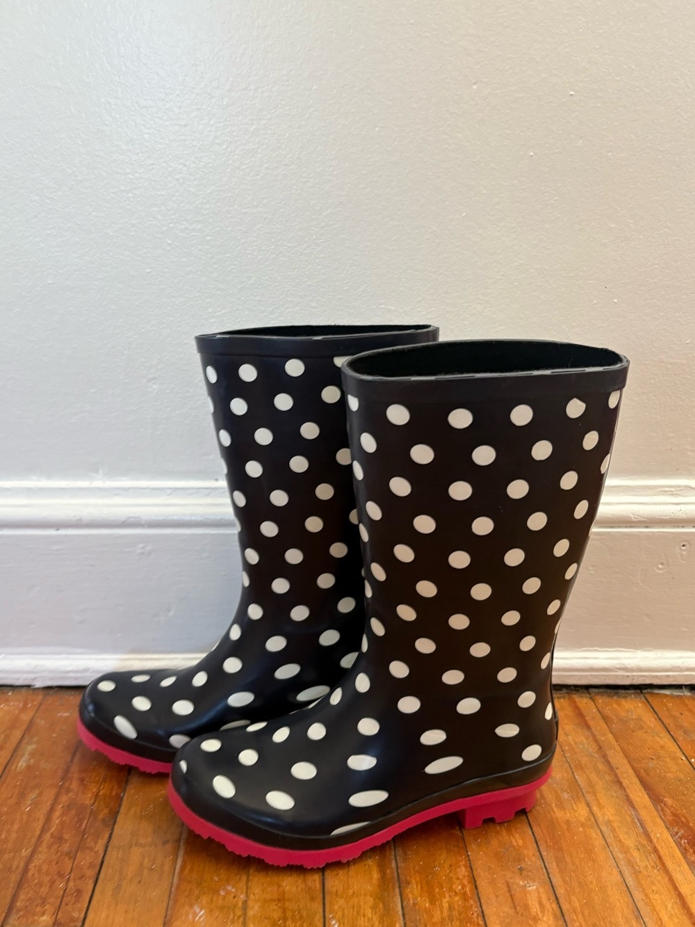 Polka Dot Rain Boots